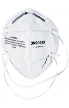 3M 9004IN White Disposable  Dust Respirator Mask - Set of 3 Pcs