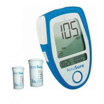Dr.Gene Accusure Gulcometer with 50 Free Test Strips
