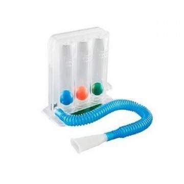 Equinox Lung Exerciser (Spirometer) - 3 Balls