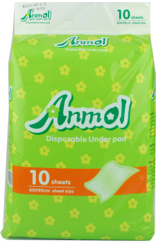 Anmol Disposable Under Pad/Sheets (1X10 Pcs Pack)
