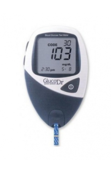 Dr Gluco Super Sensor Blood Glucose Monitoring System with 25 Free Test Strips (AGM-2200)