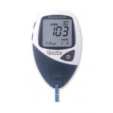 Dr Gluco Super Sensor Blood Glucose Monitoring System with 25 Free Test Strips (AGM-2200)