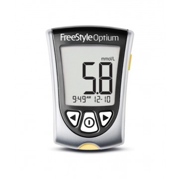 Freestyle Optium Gulcometer With Free 5 Test Strips
