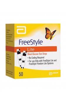 Freestyle LITE Blood Gulcose Test Strips 50 Strips (1X50 Pack)