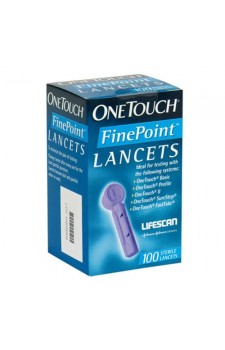 OneTouch Fine Point Sterile 100 Lancets