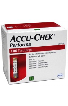 AccuChek PERFORMA Blood Glucose Test Strips - 100 Strips (2X50 PACK)