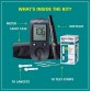AccuChek Active Blood Glucose Monitor (Glucometer) With Free 10 test strips 