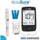 AccuSure Sensor Blood Glucose Monitoring System With 50 Test Strips
