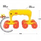 Acupressure 16 Wheels Roller Massager (With Handle and Vibration) 