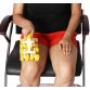 Acupressure 16 Wheels Roller Massager (With Handle and Vibration) 