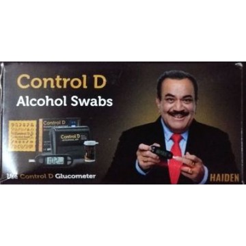 Control D Alcohol Swabs  - Box of 100 Pcs.
