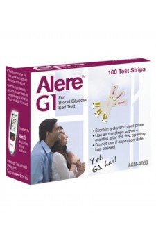 Alere G1 Glucometer Test Strips 100 Strips Pack (2x50)