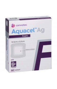 ConvaTec Aquacel Ag Foam Dressing (12.5cm x 12.5cm)
