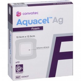 ConvaTec Aquacel Ag Foam Dressing (12.5cm x 12.5cm)