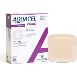 ConvaTec Aquacel Foam Adhesive Dressing (10cm x 10cm)