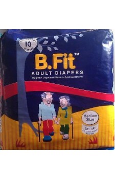 BFit Adult Diapers (10 Pcs Pack)