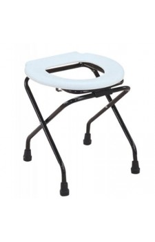 Commode Stool with Pot Folding