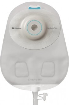 Coloplast 16826 SenSura Mio 1-Piece Light Convex Opaque Urostomy Bag 15-33mm