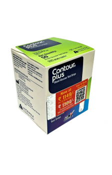 Contour PLUS Glucometer Test Strips - 50 Strips Pack