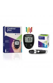 Contour PLUS Glucometer with Free 25 Test Strips