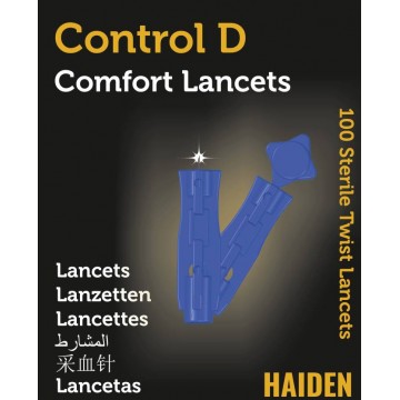 Control D Comfort Lancets 30G - Pack of 100