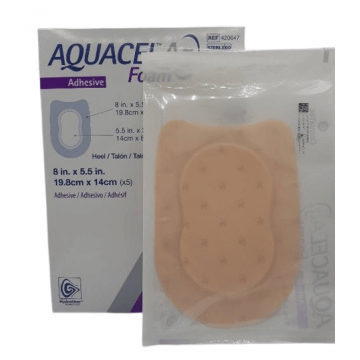 ConvaTec Aquacel Ag Foam Heel Dressing (19.8cm x 14cm)