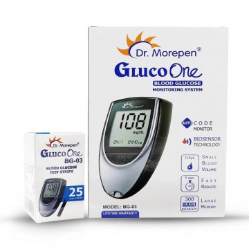 Dr Morepen BG-03 Glucometer Kit with 25 Strips