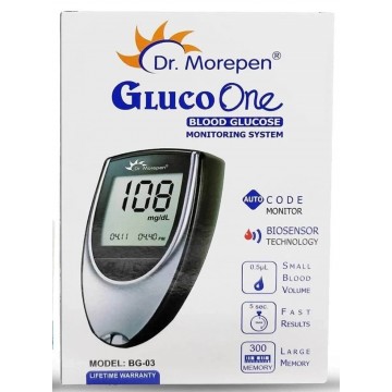 Dr Morepen BG-03 Glucometer Kit Only (Without Strips)
