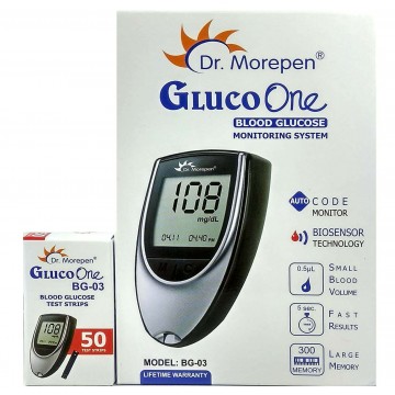 Dr Morepen BG-03 Glucometer Kit with 50 Strips