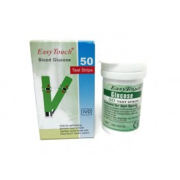 EasyTouch Blood Glucose Test Strips 50 Strips (1x50 Pack)