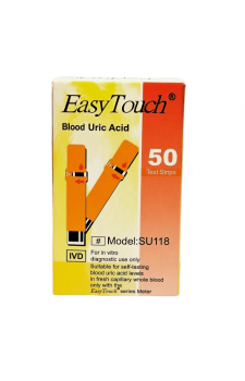 EasyTouch Blood Uric Acid Test Strips - 50 Strips Pack