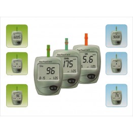 EasyTouch Glucometer GCU (Three Functions -  Glucose+Cholesterol+Uric Acid Testing) 