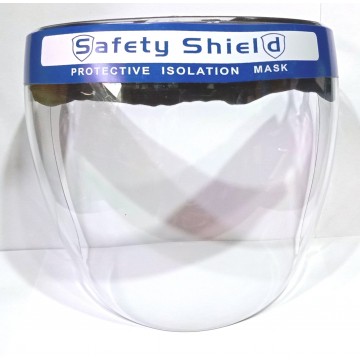 FACE SHIELD (Polycarbonate Helmet Type) - Premium Quality
