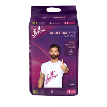 Flamingo Adult Diapers (Extra Large)