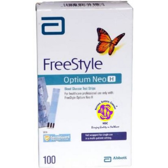 Abbott Freestyle Optium Neo H Test Strips 100 Strips Pack Buy Online