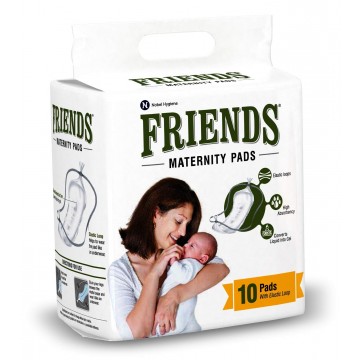 Friends Maternity Pads  (Pack of 10) 