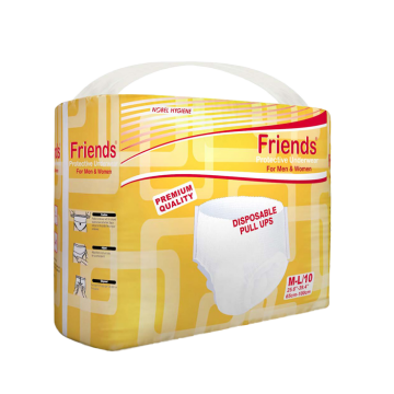 Friends Adult Pullups  Diapers  (Pack of 10) 