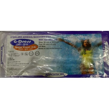 G.Surgiwear GDress Swim Proof Dressing 30 (Pack of 10)