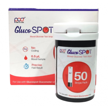 POCT Gluco Spot Strips 50's Pack