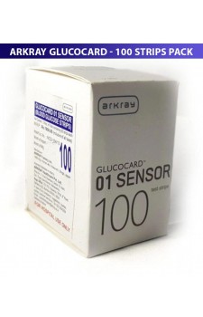 Glucocard 01 Sensor 100 TestStrips For Glucocard Arkray Gulcometer (2x50 Pack)