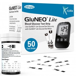 GLUNEO LITE 50 Test Strips (2x25 Pack)