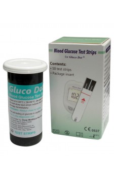 Gluco Dot Blood Glucose Test Strips 50 Pack (1X50 PACK)