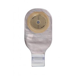 Hollister Moderma Flex One-Piece Drainable Ostomy Bag 28401 (15-65 x 75 mm Oval flat) – Flat SoftFlex Barrier, Lock 'n Roll Closure, Filter