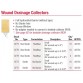 Hollister 9778 (10cm x 20cm) Wound Drainage Collector with Skin Barrier