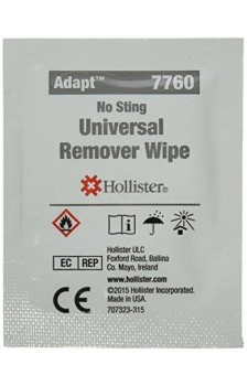 Hollister 7760 Remover Wipes - 50 pieces Box