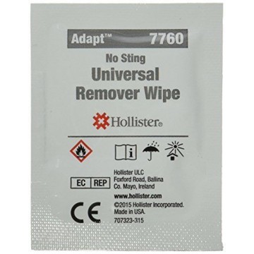 Hollister 7760 Remover Wipes - 50 pieces Box