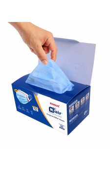 Karam K-Air 3 Ply Surgical Face Mask (Pack of 50, Blue)