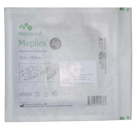 Mepilex Ag Dressing (12.5cm x 12.5cm)| Buy Online at best price in ...