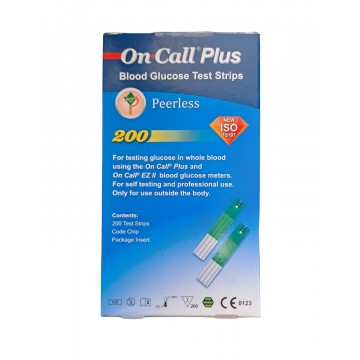 On Call Plus Test Strips - 200 Strips (4x50 Pack)