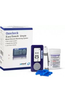 Ozocheck Easy Touch Glucometer With 10 Test Strips